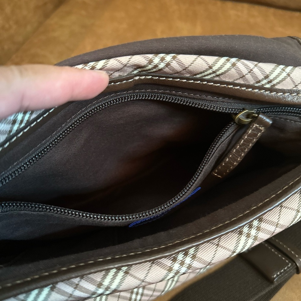 Burberry Blue Label 2 way Canvas/Leather Bag - Picture 8 of 12